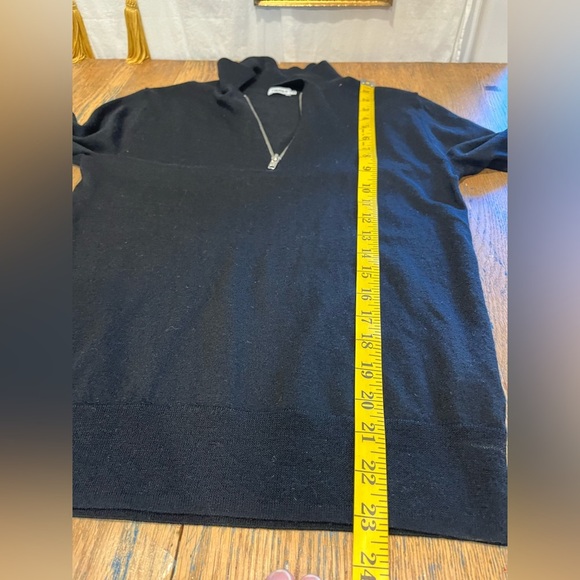 FILIPPA K – Black Half-Zip Wool Top (XS) - Picture 8 of 8